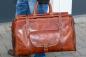 Preview: ALPENLEDER Reisetasche Kleidersack CASABLANCA cognac