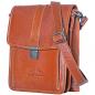 Preview: ALPENLEDER Schultertasche Messenger GALILEO (cognac) CG125-c