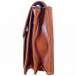 Preview: ALPENLEDER Schultertasche Messenger GALILEO (cognac) CG125-c