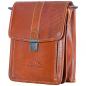 Preview: ALPENLEDER Schultertasche Messenger GALILEO (cognac) CG125-c