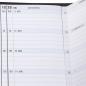 Preview: Ron McLaine Taschenkalender 2024 EASYfolder Set FLORENZ Rindleder Straußprägung
