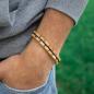 Preview: HOLZKERN Armband Belcanto Olivenholz Blau