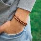 Preview: HOLZKERN Armband Belcanto Padoukholz Roségold