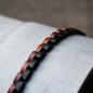 Preview: HOLZKERN Armband Duett Padoukholz Schwarz