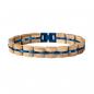 Preview: HOLZKERN Armband Fantasia Olivenholz Blau