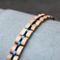 Preview: HOLZKERN Armband Fantasia Olivenholz Blau