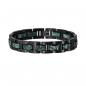 Preview: HOLZKERN Armband Forte Marmor Schwarz