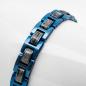 Preview: HOLZKERN Armband Fortissimo grauer Marmor Blau