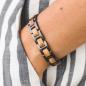 Preview: HOLZKERN Armband Acoustic Olivenholz Grau