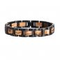 Preview: HOLZKERN Armband Acoustic Zebranoholz Schwarz