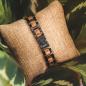 Preview: HOLZKERN Armband Acoustic Zebranoholz Schwarz