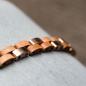 Preview: HOLZKERN Armband Rondo Kirschholz Roségold