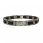 Preview: HOLZKERN Armband Bandlet Symphonie Leadwood Silber