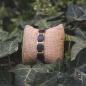 Preview: HOLZKERN Bandlet Armband Unisono Leadwood Gold