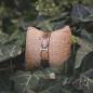 Preview: HOLZKERN Bandlet Armband Unisono Zebranoholz Silber