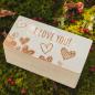 Preview: HOLZKERN Geschenkbox I love you