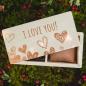 Preview: HOLZKERN Geschenkbox I love you