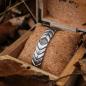 Preview: HOLZKERN | Bandlet Armband Prelude Walnussholz Silber