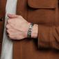 Preview: HOLZKERN | Bandlet Armband Prelude Walnussholz Silber