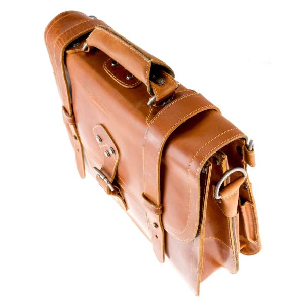 ALPENLEDER Multifunktionstasche BROOKS (cognac)