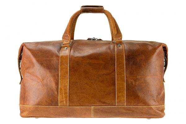 ALPENLEDER Reisetasche Duffel Bag ALABAMA cognac