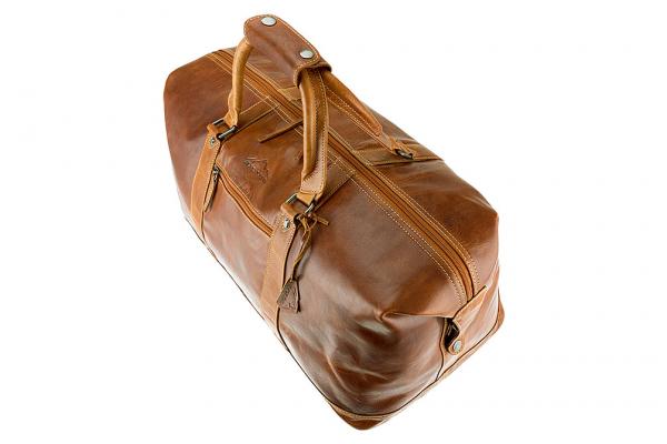 ALPENLEDER Reisetasche Duffel Bag ALABAMA cognac