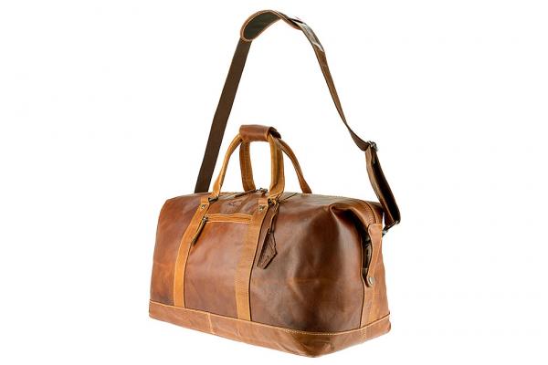 ALPENLEDER Reisetasche Duffel Bag ALABAMA cognac