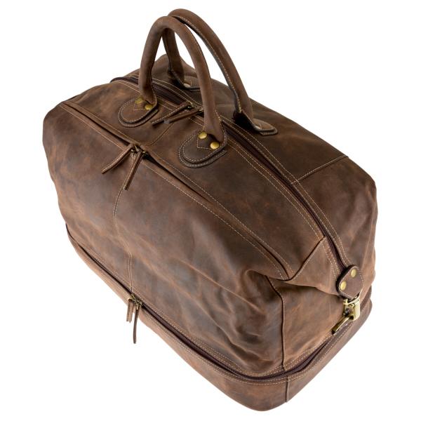 ALPENLEDER Reisetasche Duffel Bag ARIZONA koffee