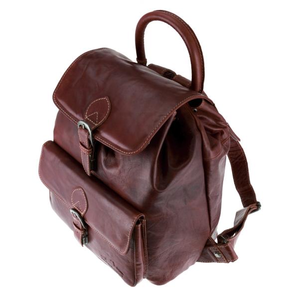 ALPENLEDER Rucksack JACOB´S WAY brandy