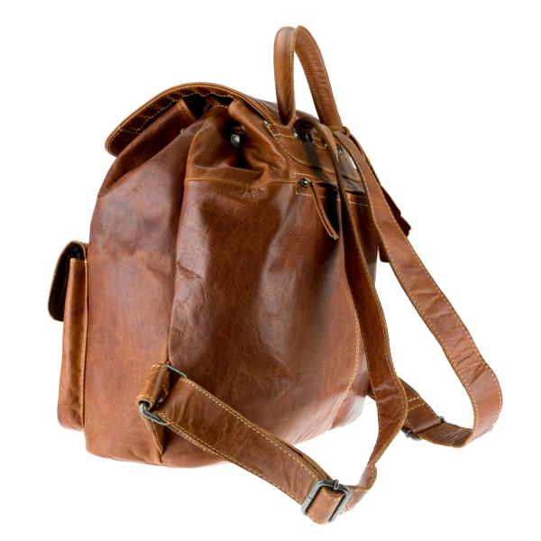 ALPENLEDER Rucksack Backpack JACOB´S WAY cognac