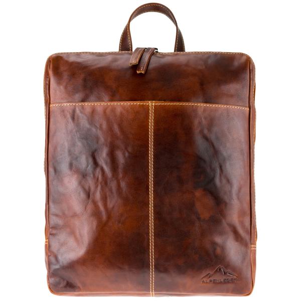 ALPENLEDER Rucksack Backpack MERAN cognac