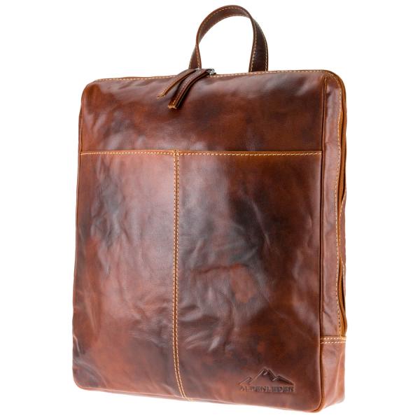 ALPENLEDER Rucksack Backpack MERAN cognac