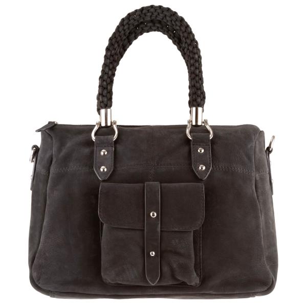 ALPENLEDER | Damen-Handtasche BARDOT (schwarz) AL1771