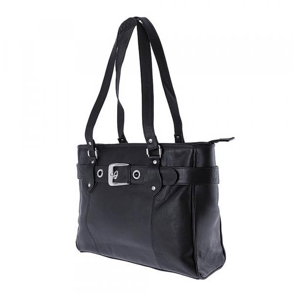 ALPENLEDER | Damen-Handtasche MIRANDA (schwarz) MC891-sw