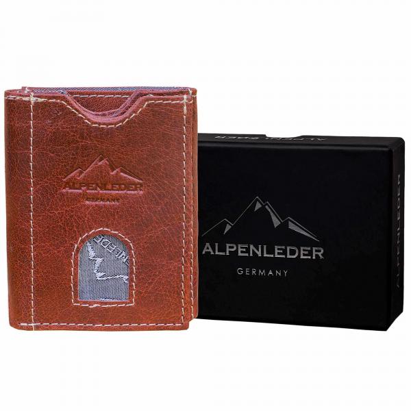 ALPENLEDER | Herrengeldbeutel POCKET brandy (CG8083-b)