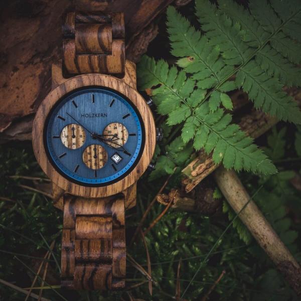 HOLZKERN Bergsee Waldlauf Herren Chronograph