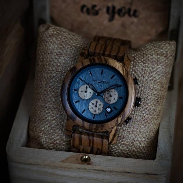 HOLZKERN Bergsee Waldlauf Herren Chronograph