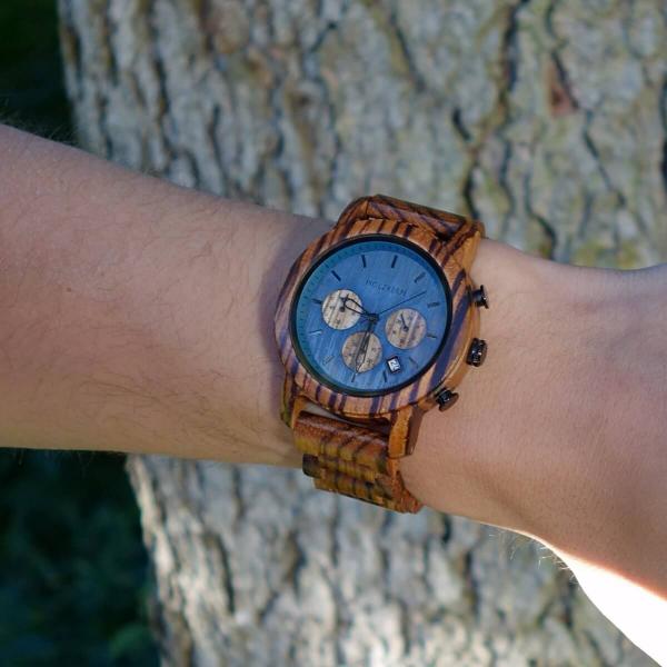 HOLZKERN Bergsee Waldlauf Herren Chronograph