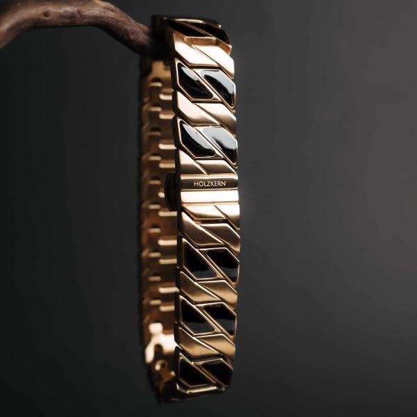 HOLZKERN | Armband Bandlett Bariton (Ahorn / Gold)