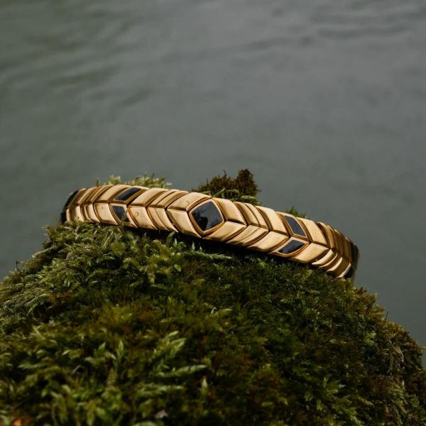 HOLZKERN | Bandlet Armband Prelude Ahornholz Gold