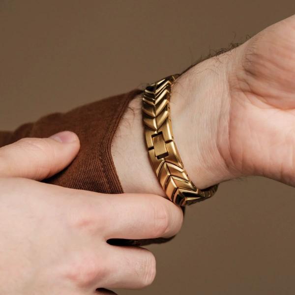 HOLZKERN | Bandlet Armband Prelude Ahornholz Gold