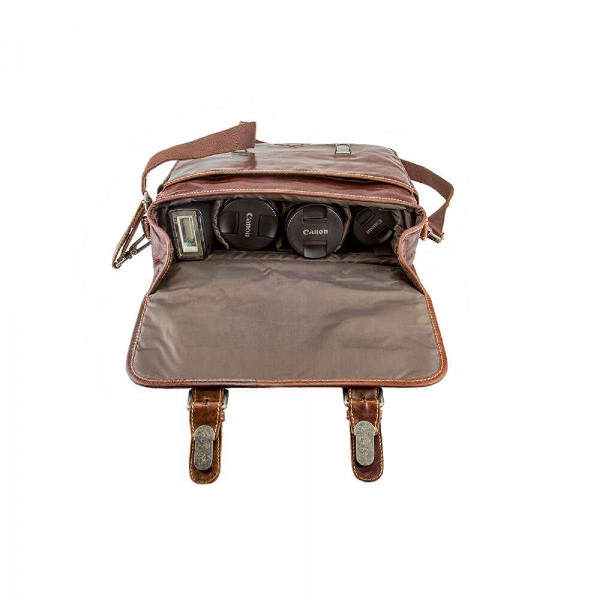 ALPENLEDER | Camera Case REPORTER (brandy)