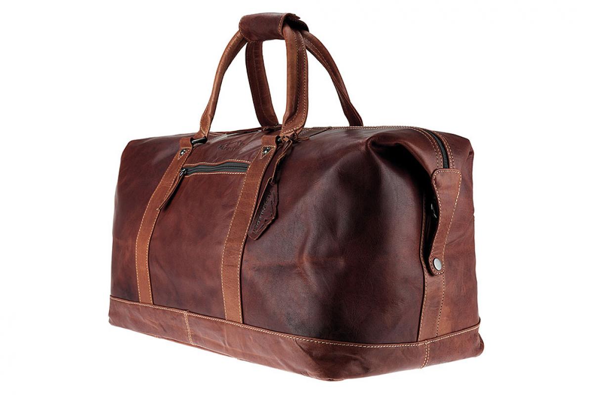 ALPENLEDER Reisetasche Duffel Bag ALABAMA brandy