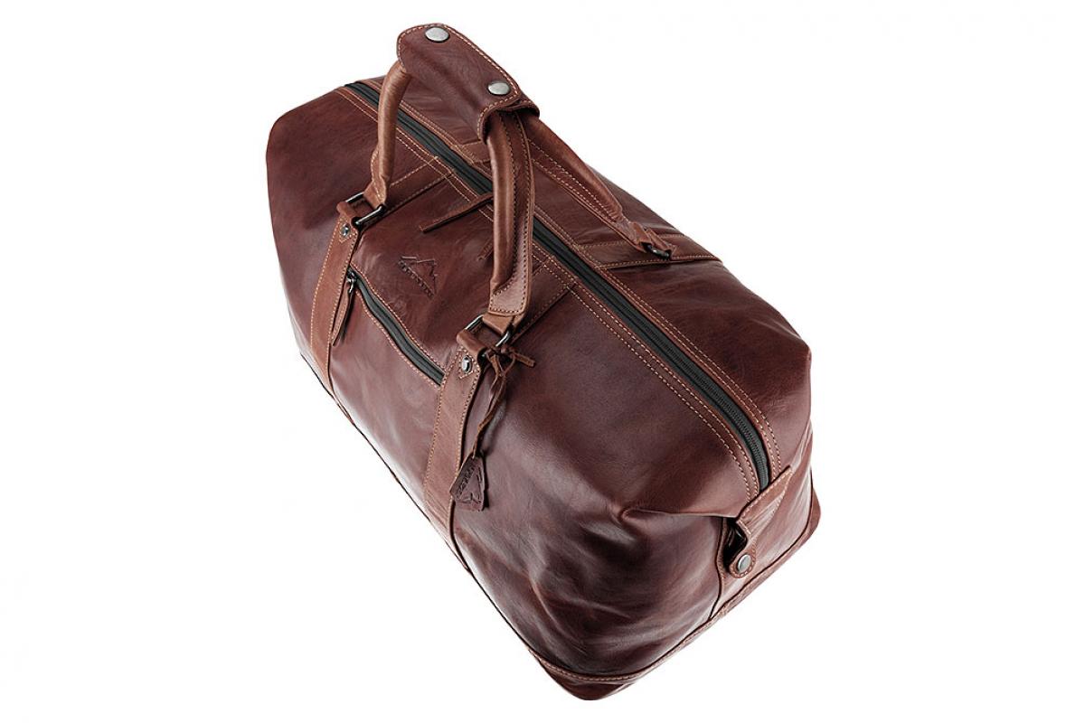 ALPENLEDER Reisetasche Duffel Bag ALABAMA brandy