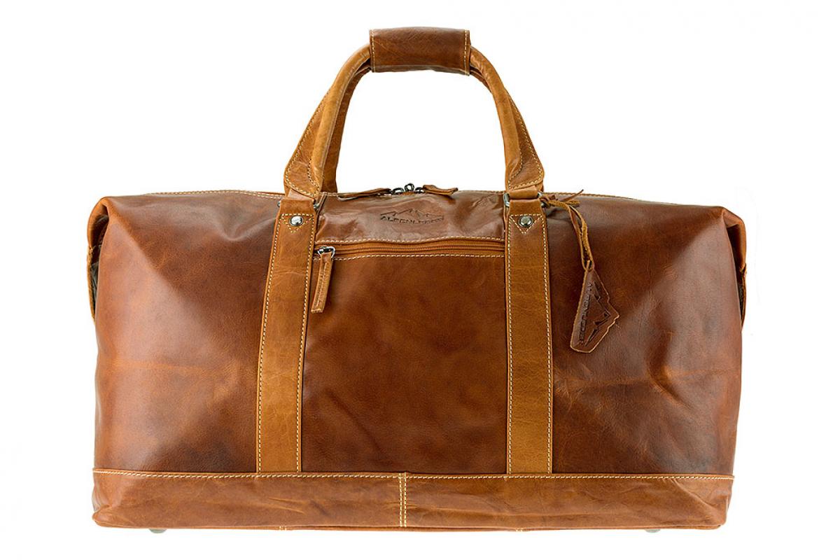 ALPENLEDER Reisetasche Duffel Bag ALABAMA cognac