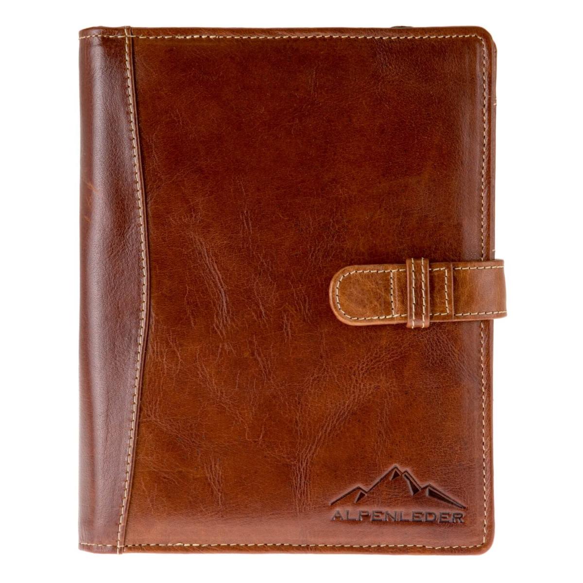 ALPENLEDER Tablet Cover SEILSCHAFT cognac