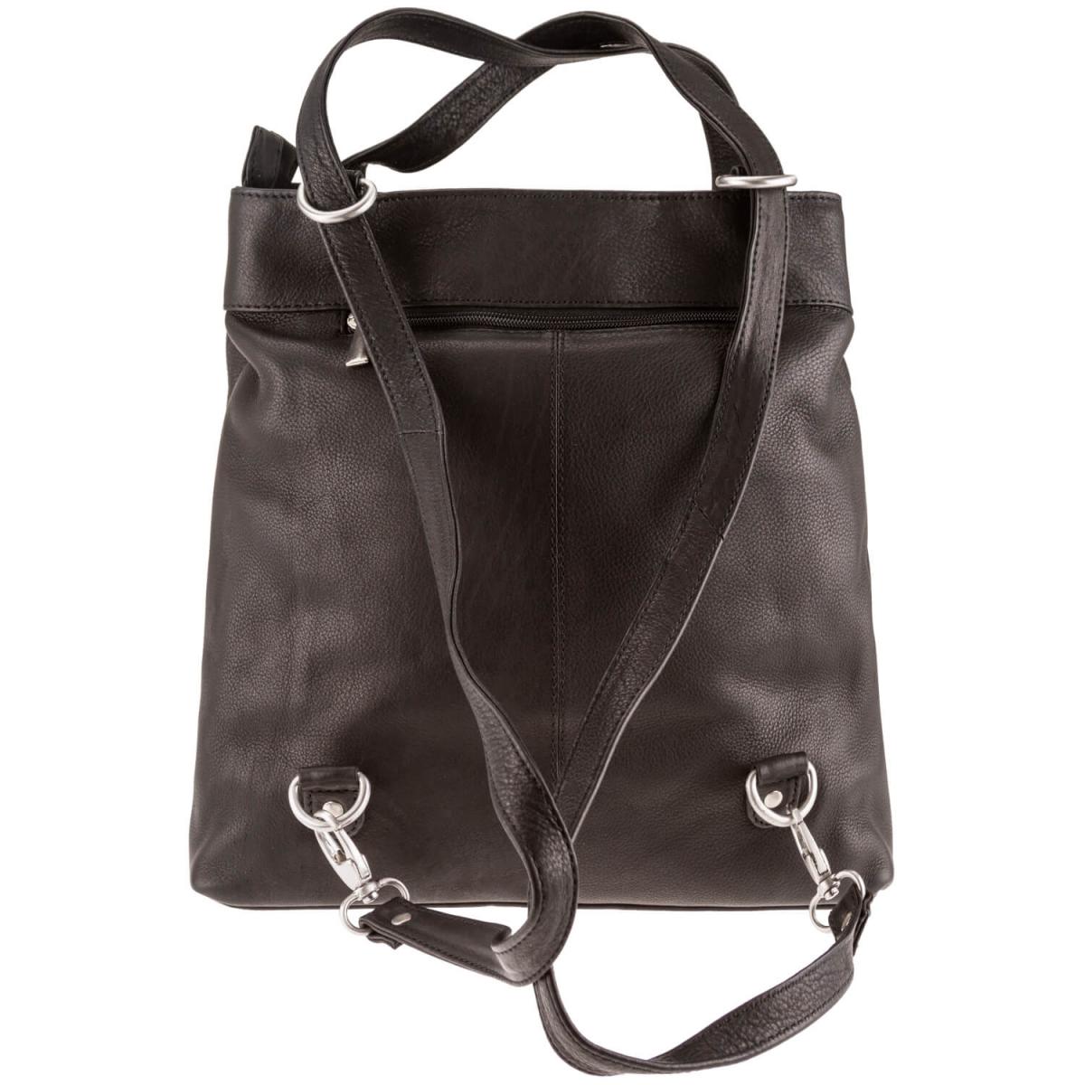 ALPENLEDER | Damen-Handtasche LIMA (schwarz) 4718-sw