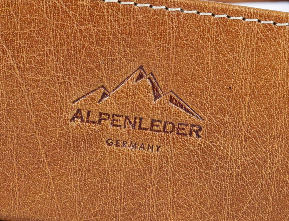 ALPENLEDER | Notizzettelspender PACKERL (cognac) CG6076-c