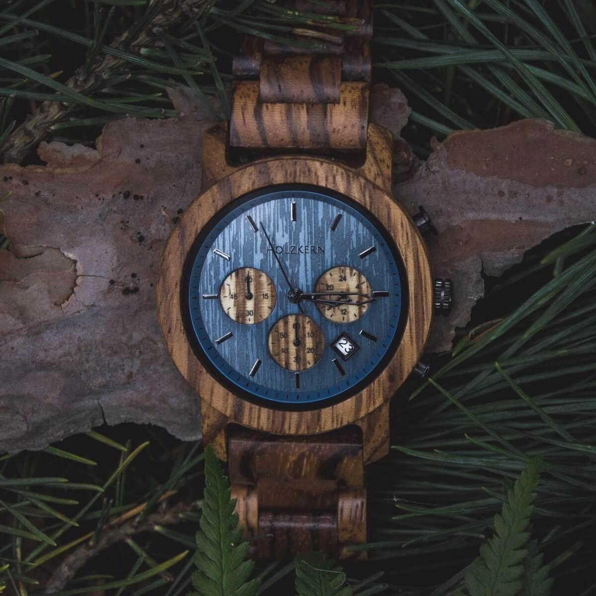 HOLZKERN Bergsee Waldlauf Herren Chronograph