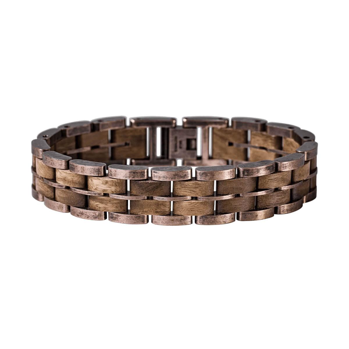 HOLZKERN Armband Kanon Apfelholz Antikkupfer